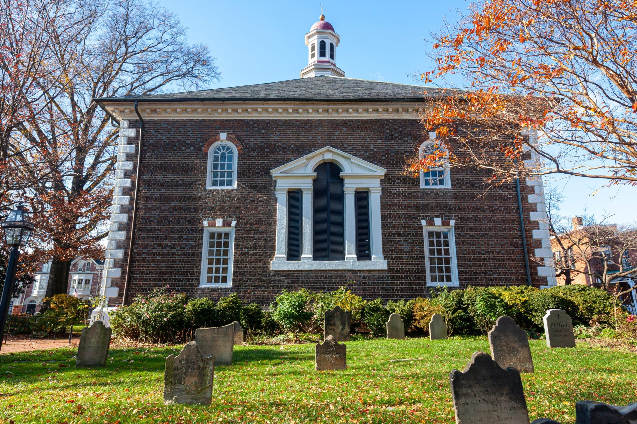 Historic Christ Church in Old Town Alexandria, Virginia