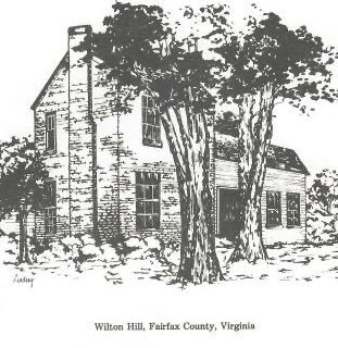 llustration of Wilton Hill, the Frobel family home near Franconia Road, Virginia. The house, occupied by Anne and Elizabeth Frobel during the Civil War, was frequently raided by Union troops. Scanned from The Diary of Anne Frobel (1992), published by Friends of Fort Ward and EMS Publications.